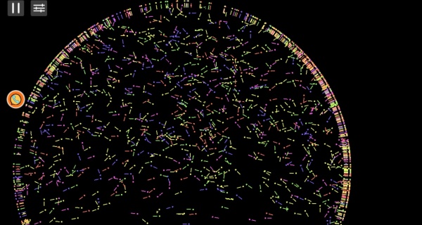 炫彩烟火燃放图