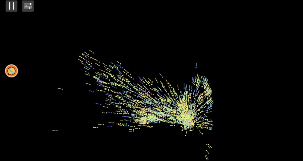 炫彩烟火燃放图