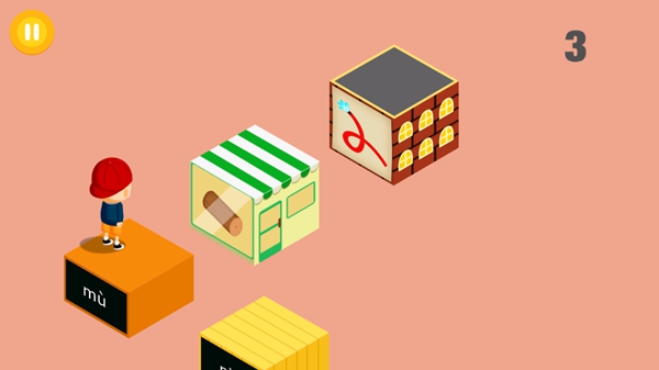 阳阳跳一跳识字游戏TV版 Little Adam Jumping2