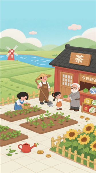 茶香山庄赚钱游戏1