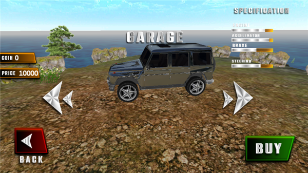 森林吉普车越野驾驶宣传图