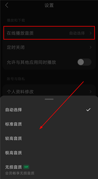 怎么修改播放音质配图2