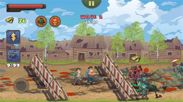 两个家伙与僵尸手机版宣传图