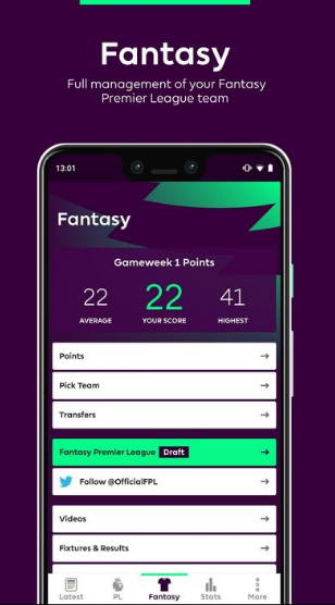 英超联赛官方app(fantasy premier league)3