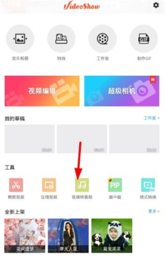 怎么把视频变成音频配图1