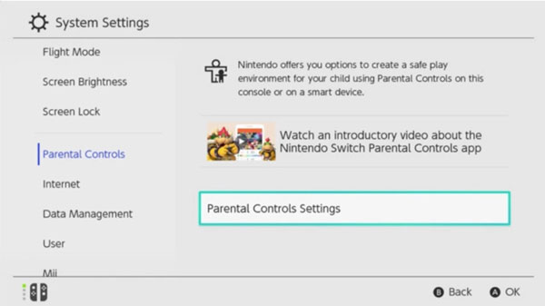 任天堂家长控制8