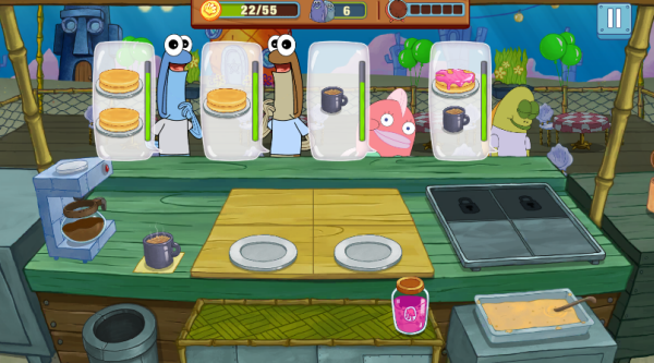 海绵宝宝大闹蟹堡王游戏