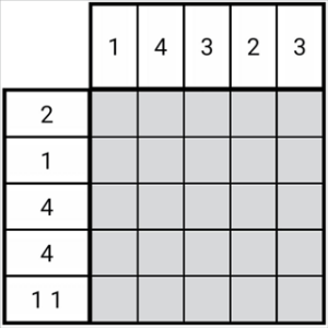 以数织图Nonogram