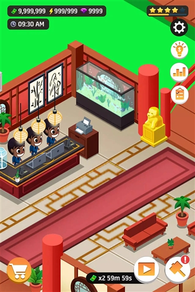 闲置餐厅大亨破解版宣传图