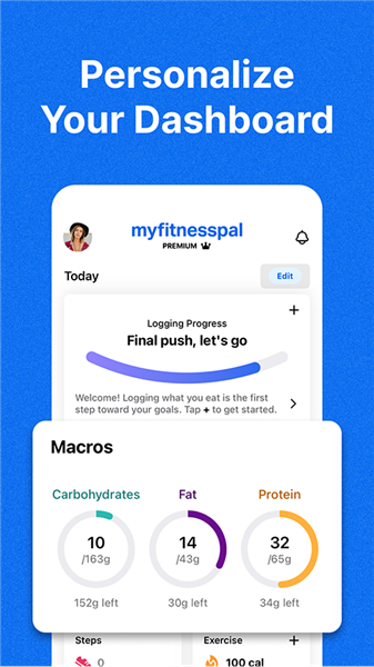 myfitnesspal中文官方版宣传图