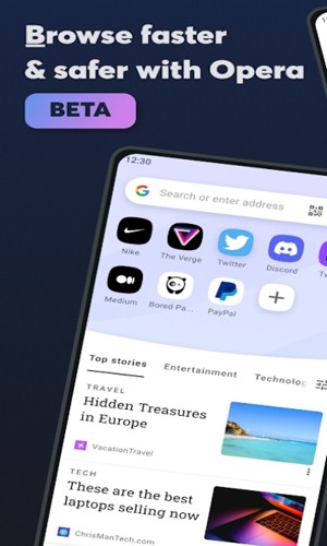 Opera beta app1