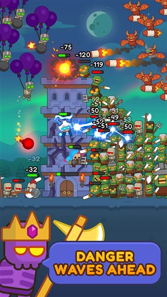 夜幕尖塔塔防宣传图