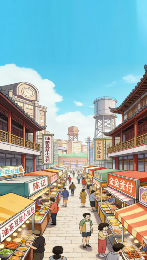 欢乐美食街赚钱版1