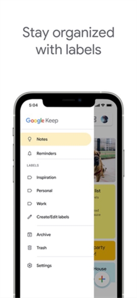 google keep app宣传图