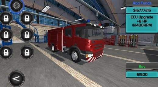 消防车模拟器无限金币版宣传图