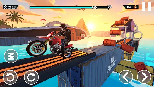 交通特技越野摩托车赛无限金币版3