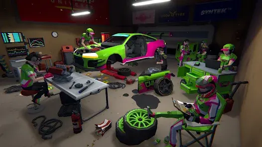 终极赛车模拟器无限金币破解版宣传图