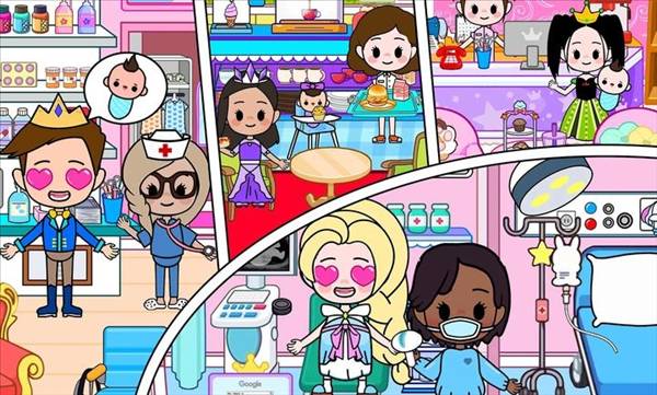 公主小镇医院生活宣传图