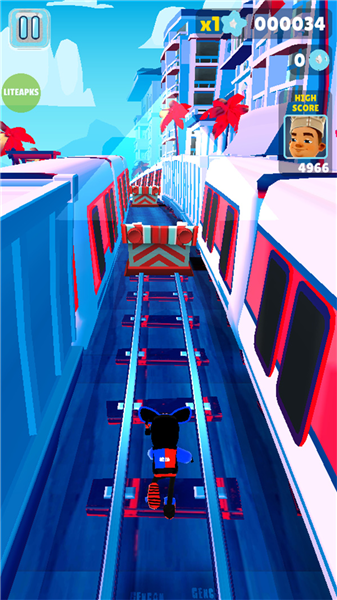 地铁跑酷根灿魔改夏威夷内置菜单版1