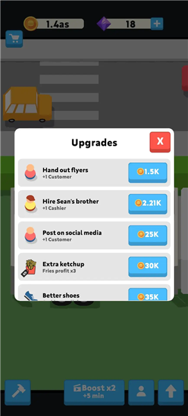 快餐店大亨无限金币版2