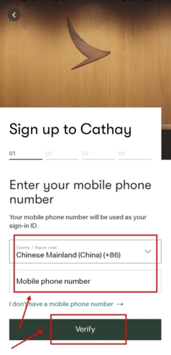 国泰航空app怎么注册图片3