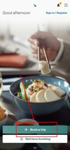 国泰航空app怎么订票图片1