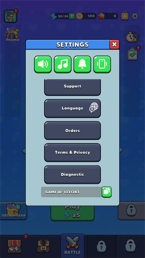 背包狂潮怎么设置中文配图1