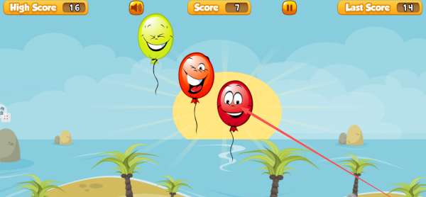 搞怪气球游戏