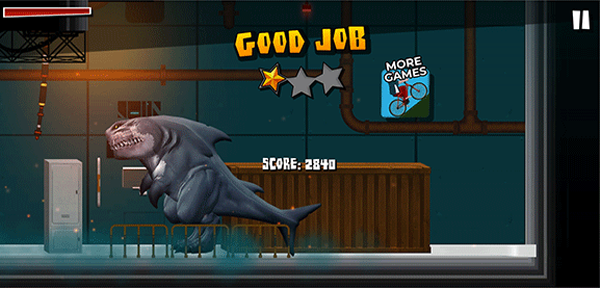 食人鲨横冲直撞