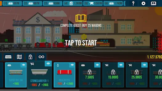 火车跳线无限金币宣传图