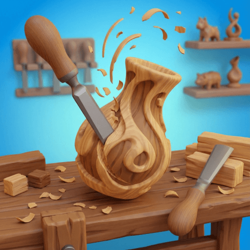 解压木头雕刻游戏