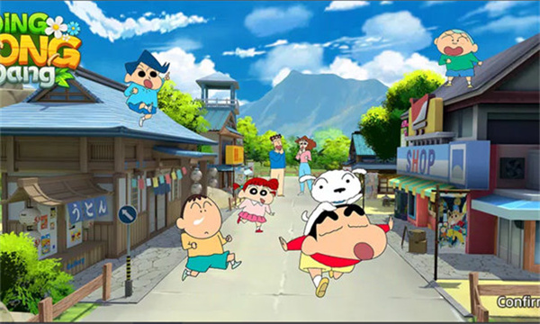 蜡笔小新叮当当宣传图