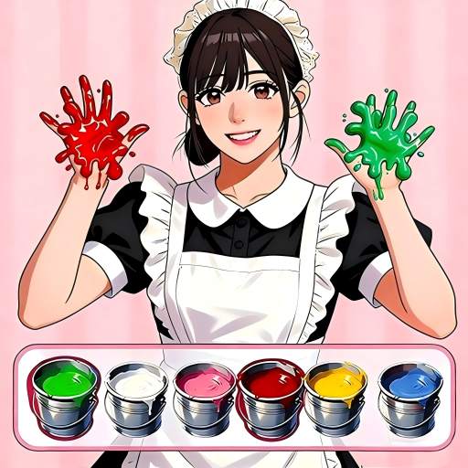 颜料搓手变装游戏