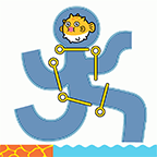 下水道拉杆救救小丑鱼游戏