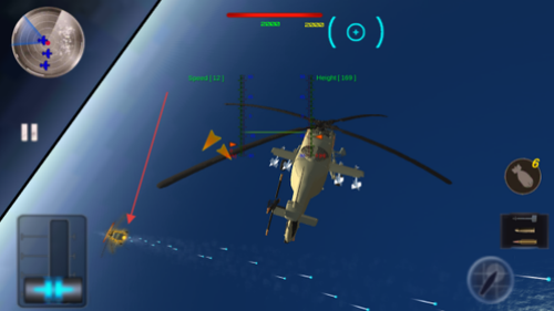 SkyHelicopterGunShipAirCombat游戏2