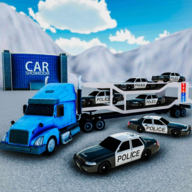 Offroad Police Car Transport游戏