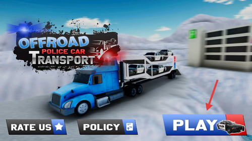 Offroad Police Car Transport游戏3