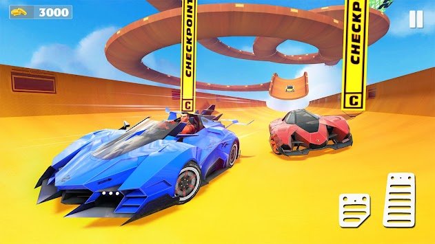特技汽车竞赛汽车跳跃（Stunt Car Race）3