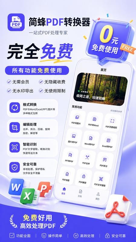 简蜂免费PDF软件2