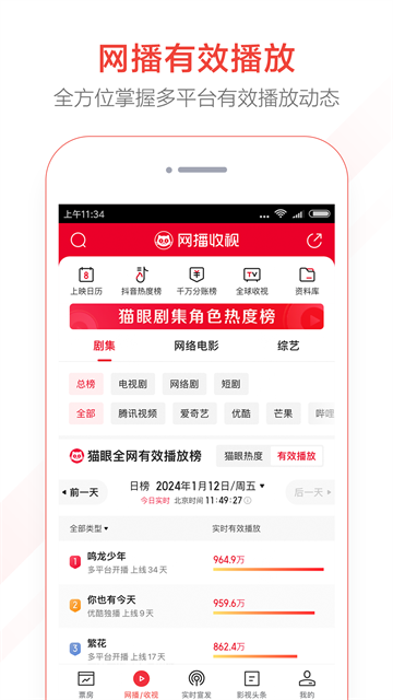 猫眼票房实时专业版2