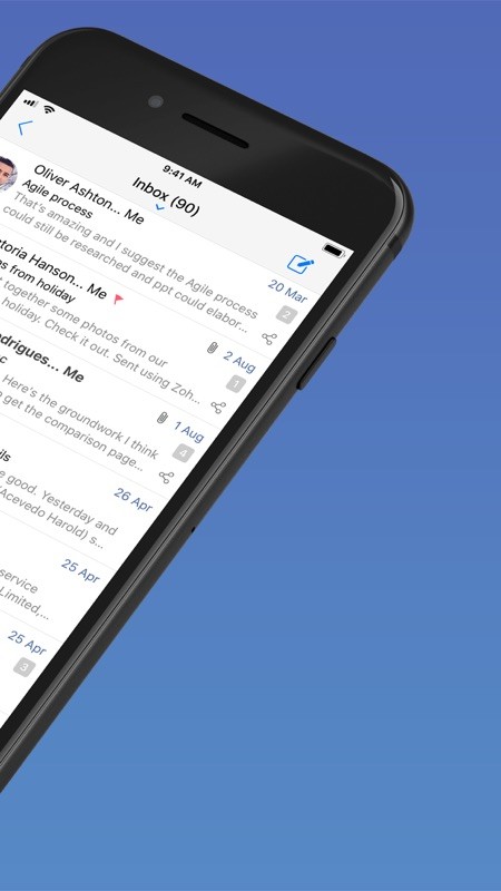 Zoho mail软件4