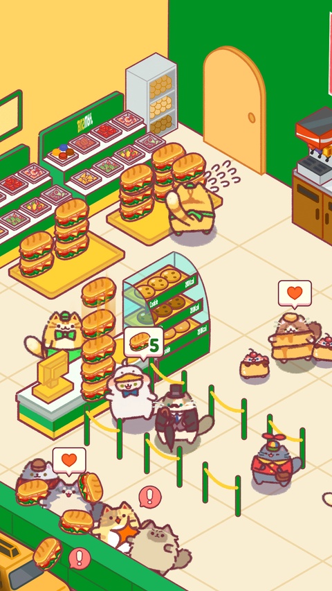 猫咪小吃店无限金币版4