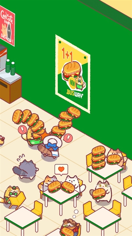 猫咪小吃店无限金币版宣传图