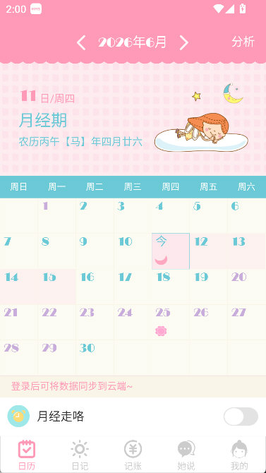 女生日历使用说明配图1