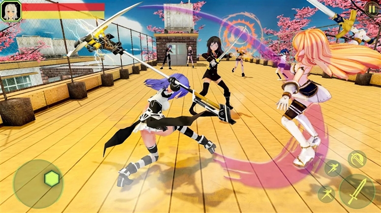 女高中生动漫斗士宣传图