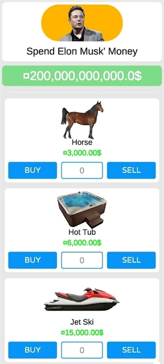 SpendElonMuskMoney游戏宣传图