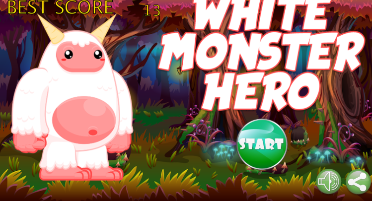 white monster hero0