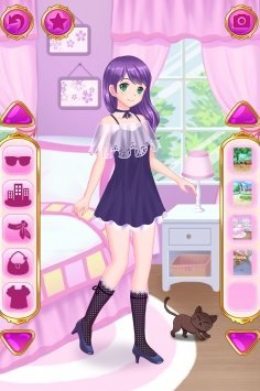 时尚女孩的装扮秀4