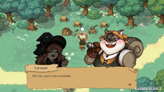 little witch in the woods1