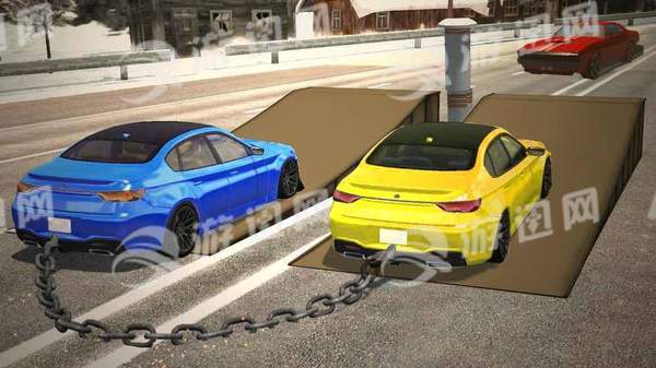 Chained Cars Racing 3D4